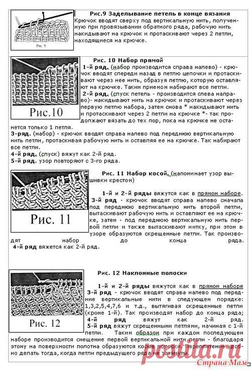 *Тунисское вязание. - Все в ажуре... (вязание крючком) - Страна Мам