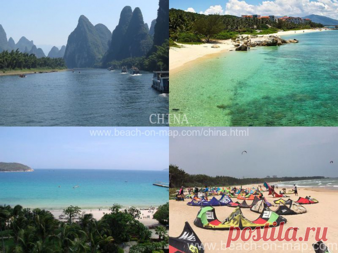 TOP32: Лучшие пляжи Китая - Июнь 2017 - Beach-on-Map.ru