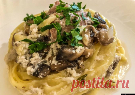 Гнёзда в сливочном соусе с фаршем и грибами - пошаговый рецепт с фото. Автор рецепта Olga Bevz . - Cookpad