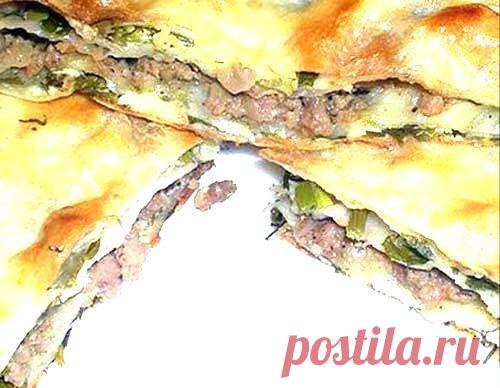 Кулинарные Рецепты: Мясной пирог из лаваша