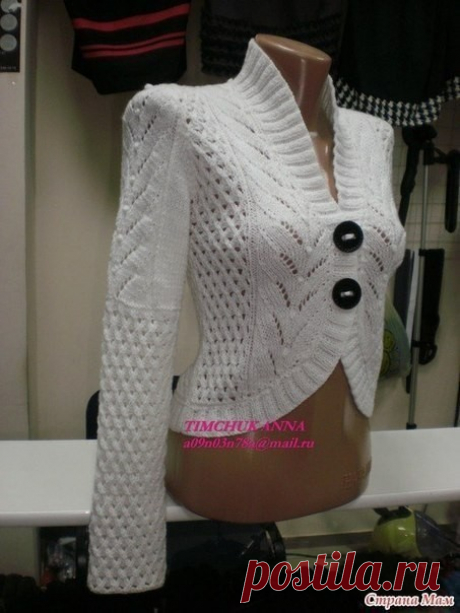 ​Изумительной красоты белый жакет