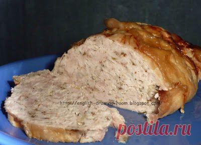 Английская гостиная: Куриная шкурка, фаршированная курицей :)