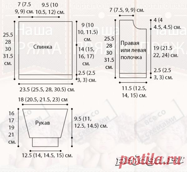 Кардиган малышу с капюшоном спицами