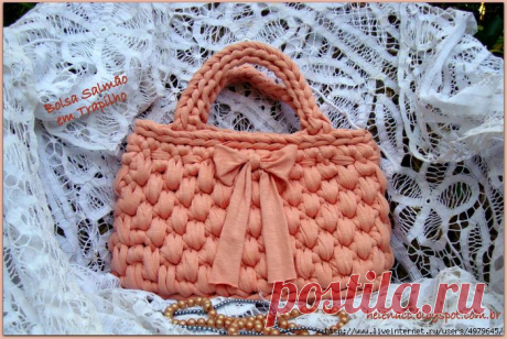 СУМКИ ИЗ ТОЛСТОЙ ТКАННОЙ ПРЯЖИ ОТ Хелена Мария Кальдас.