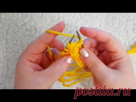 Узоры спицами. Интересный узор спицами