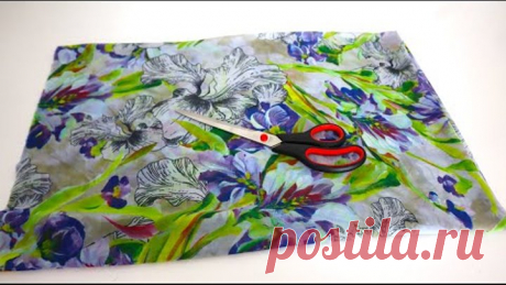 Подглядела, что шьют все испанки на лето. Простая, но очень красивая блузка-туника за 5 минут Моя подруга, которая живет в Испании, очень модная девушка. Всегда красиво одевается и выглядит стильно даже в самую сильную жару. В последний приезд научила меня, как сделать легкую кофточку-тунику за считаные минуты без шитья.
Да, именно минут пять - десять потребуется на её изготовление.
Все, что нужно, - это кусок легкого воздушного шифона и ножницы.
Размер отреза 1 метр при ш...