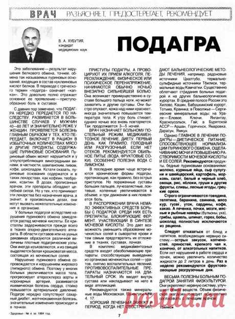 Подагра