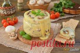 Домашний плавленый сыр с шампиньонами - нереальная вкуснятина!