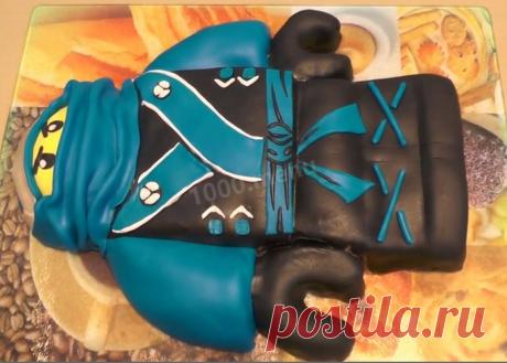 Торт Лего Ниндзяго из мастики рецепт с фото пошагово и видео - 1000.menu