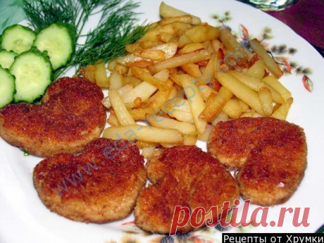 Диетические котлеты куриные