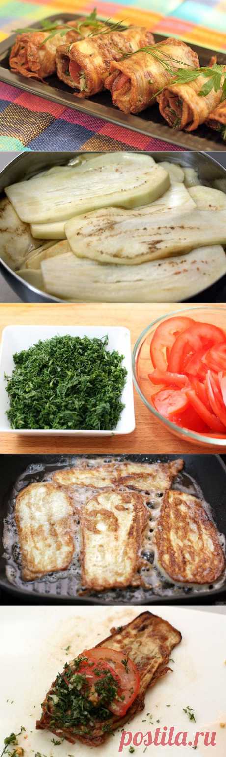 Острая закуска украсит любой стол!!! Рулетики из баклажан — Вкусные рецепты