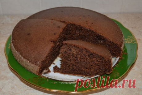 Шоколадный манник на сковороде