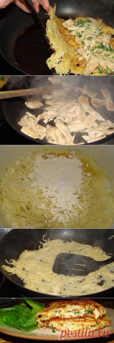 ФИЛЕ КУРОЧКИ С ТЁРТЫМ КАРТОФЕЛЕМ...)))