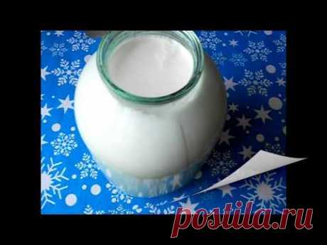 ✅Сметана 🍨 Как сделать сметану? 🤥Сметана из молока в домашних условиях.🍼 Простой рецепт! ❄️