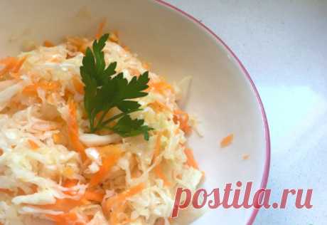 Квашеная капуста с яблоками