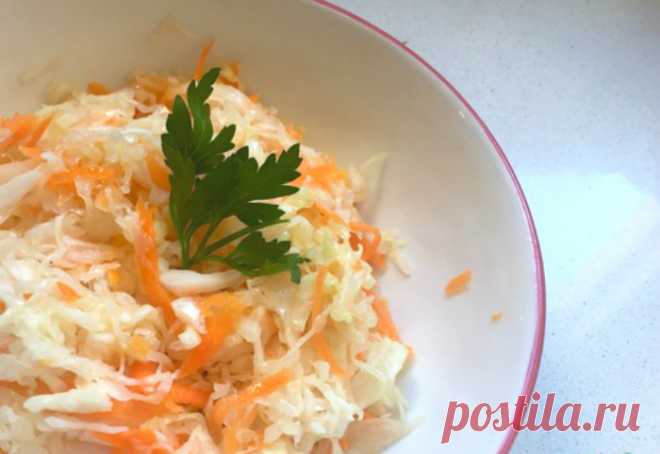 Квашеная капуста с яблоками