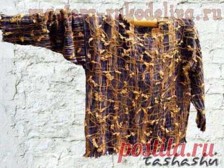 Мастер-класс по шитью: "Ленивый" свитер в технике Crazy wool