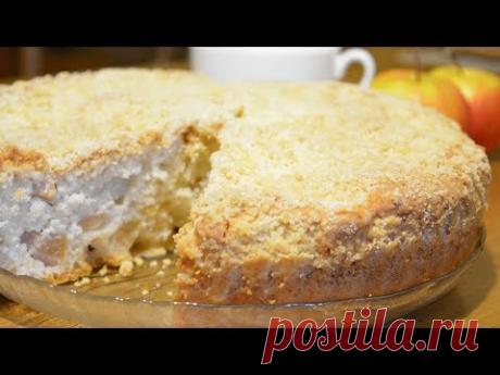 Пышная сдобная шарлотка