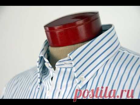 👔👔 КАК ВЫКРОИТЬ РУБАШЕЧНЫЙ ВОРОТНИК.