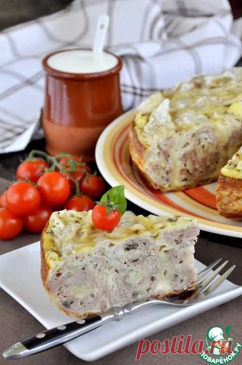 Быстрый мясной пирог в мультиварке - кулинарный рецепт