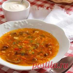 Щи из квашеной капусты на грибном бульоне рецепт – русская кухня, вегетарианская еда: супы