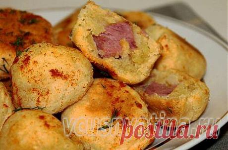 Сырные шарики в духовке: рецепт с начинкой