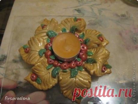 Осенний подсвечник | Страна Мастеров