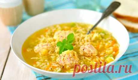 (58) Суп с фрикадельками, кабачками и рисом - Будет вкусно - 22 июля - 43827724929 - Медиаплатформа МирТесен