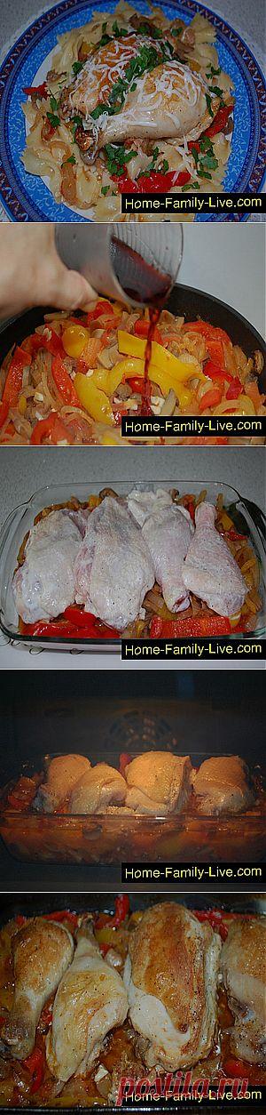 Кулинарные рецепты Курица по - охотничьи &raquo; Кулинарные рецепты