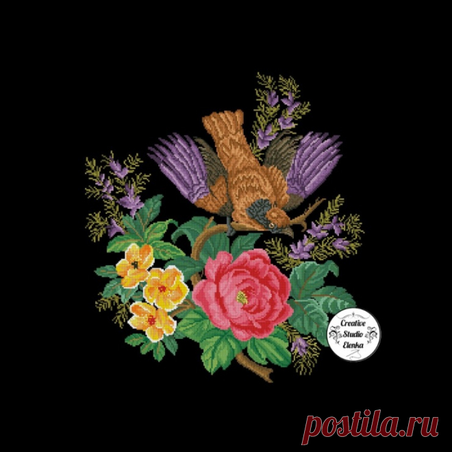 Gallery.ru / Черный какаду - Птицы - biserinkaa