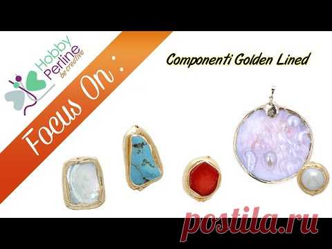 Componenti Golden Lined | FOCUS ON - HobbyPerline.com