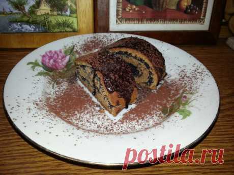 Песочный рулет с маком — ЗДОРОВЫЕ УДОВОЛЬСТВИЯ