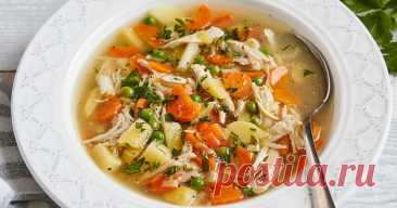 Gemüsesuppe mit Hähnchen – super einfach & lecker | eatbetter: gesunde, einfache Rezepte & Tipps für jeden Tag Unsere Gemüsesuppe mit Hähnchen wärmt von innen und macht gleichzeitig dank Kartoffeln und Erbsen gut satt. Das Rezept solltest du unbedingt ausprobieren!