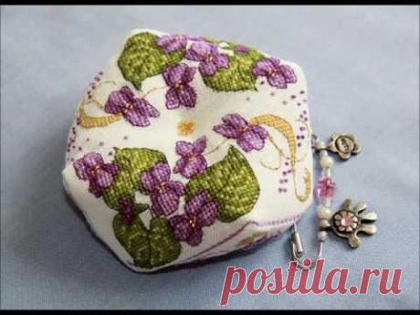 Игольницы - бискорню. Коллекция №2. Вышитые игольницы. Вышивка крестиком.Needle cases - biscornu.