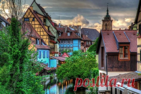20 деревень, словно сошедших со страниц сказочной книги. Кольмар. Франция