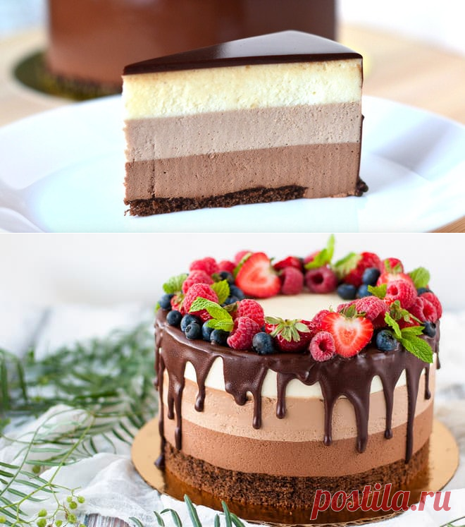 Раскрываем секреты приготовления торта Три шоколада