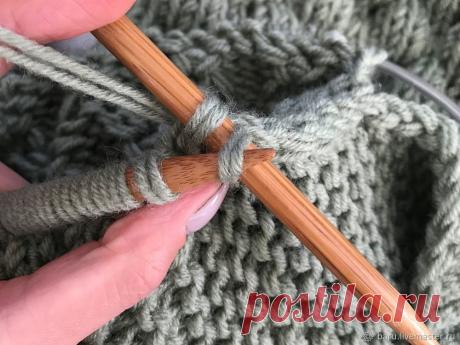 Как соединить изделия при вязании