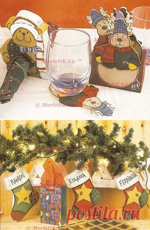 Новогодний картонаж с шаблонами ✨ СС 11