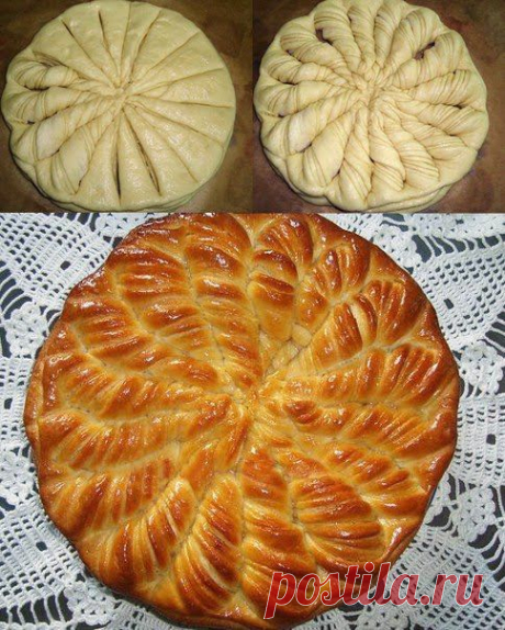 Лучшие кулинарные рецепты: Шикарное оформление пирогов и булочек