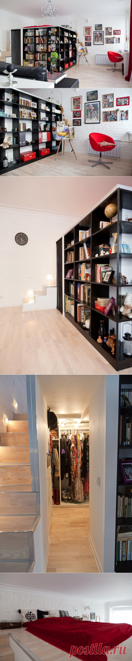 Как разместить спальню на втором уровне: однушка из Санкт-Петербурга | Свежие идеи дизайна интерьеров, декора, архитектуры на InMyRoom.ru