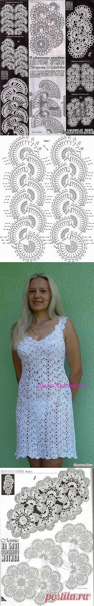 Ленточное кружево. Подборка..