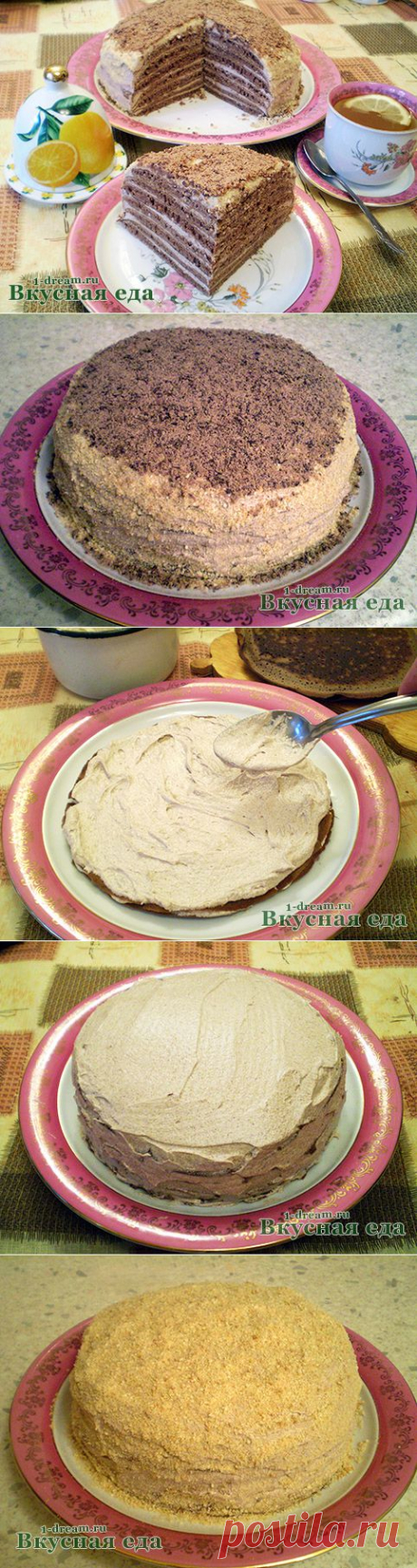 Шоколадный торт «Негритянка». Вкусная новинка от Вкусной еды:).