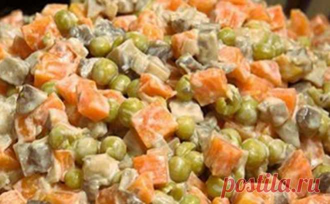 Удивительно вкусный и питательный салат с грибами и морковью - СУПЕР ШЕФ