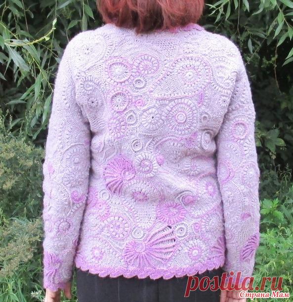 Жакет в технике фри форм - Вязание - Страна Мам