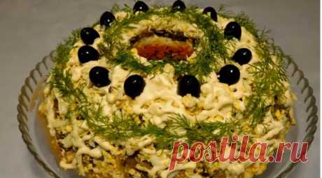 Вкусный и красивый салат «Купеческий»: на праздничный стол