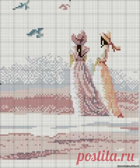 Дама с зонтиком