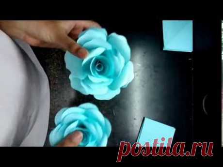 How to make realistic and easy paper roses (complete tutorial)