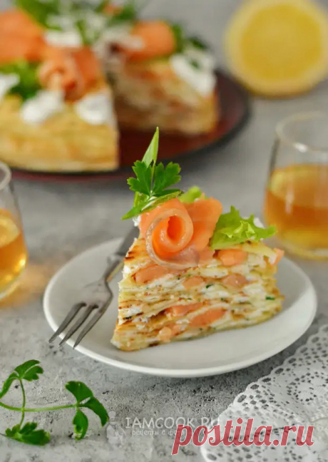 Восхитительно вкусный закусочный торт для праздничного стола - Будет вкусно - Медиаплатформа МирТесен