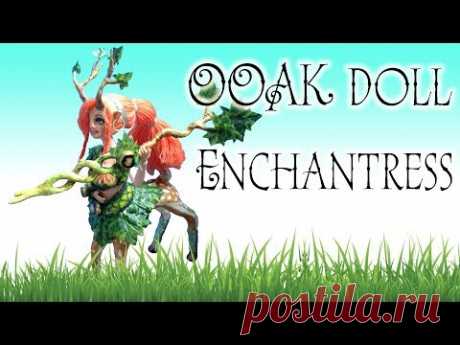 OOAK REPAINT doll Enchantress dota 2 custom Олениха DIY