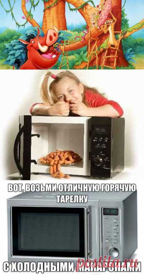Итак, пища в микроволновке, какая она?